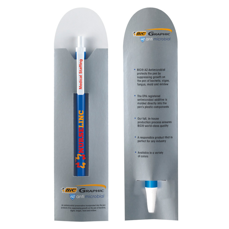 BIC&#174 Clic Stic&#174 Antimicrobial Pen and Sleeve