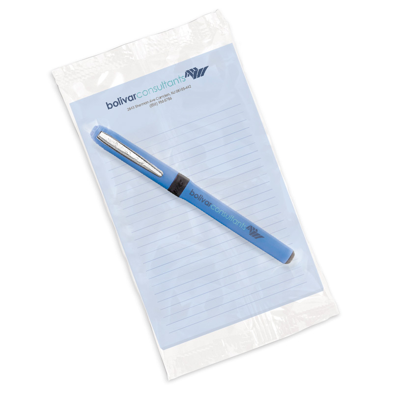 BIC &#174 Grip Roller+4" x 6" 25 Sheet Notepad