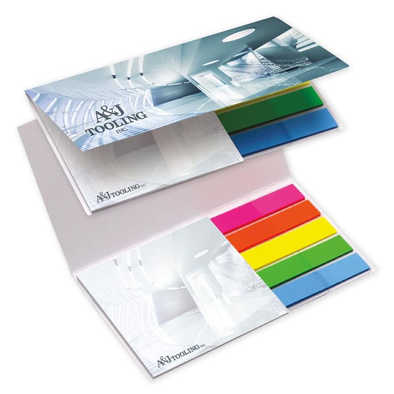 BIC&#174 Mylar Flag and Notepad Booklet