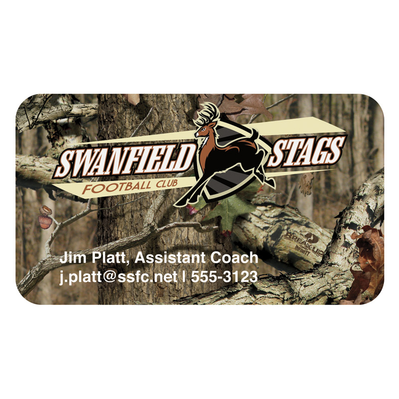 Mossy Oak&#174 BIC&#174 20mil 4-Color Business Card Magnet