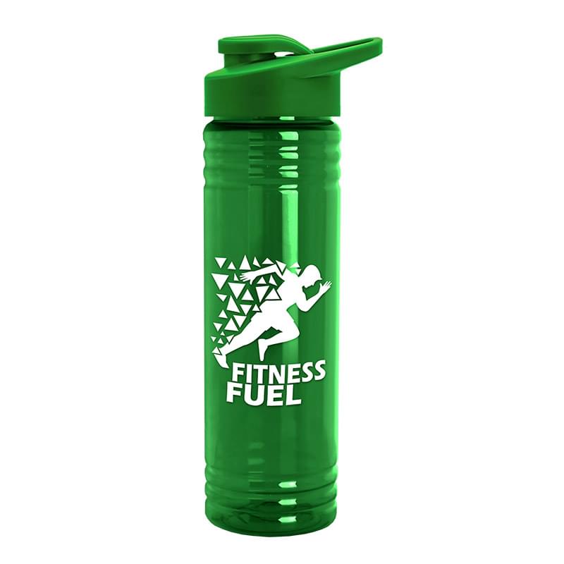 Garyline® Slim Fit RPET Bottle with Drink-Thru Lid - 24 oz. Promotional ...