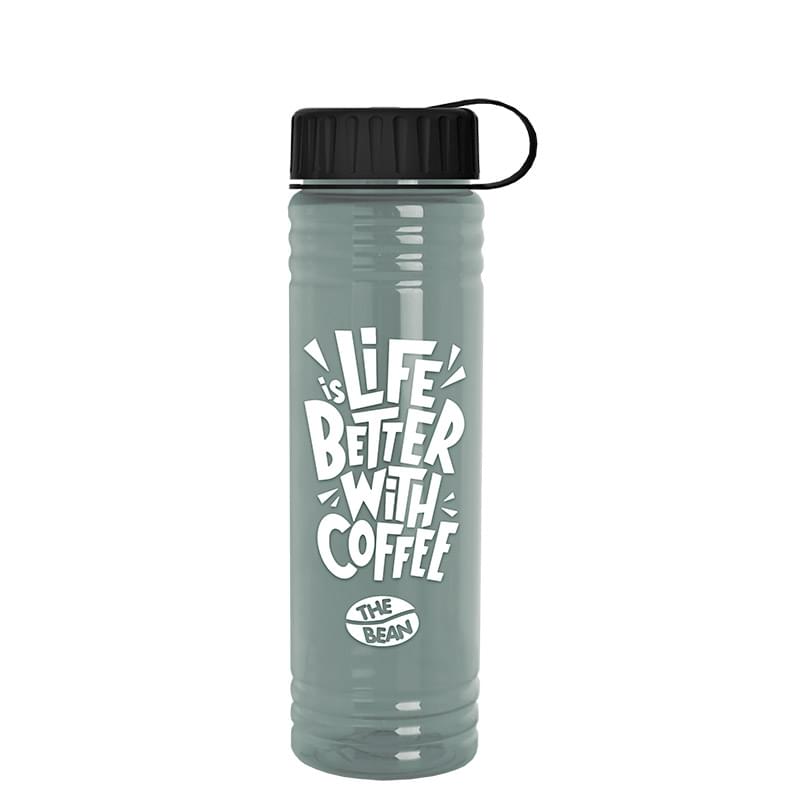 Garyline® Slim Fit RPET Bottle with Tethered Lid - 24 oz. Promotional ...
