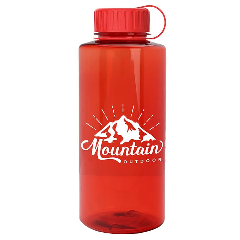 Garyline® Mountaineer Tritan® Bottle with Tethered Lid - 36 oz.