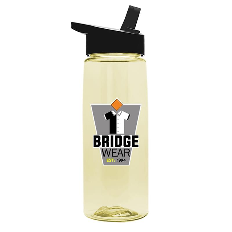 Garyline® Flair Tritan® Bottle with Flip-Straw Lid - 26 oz.