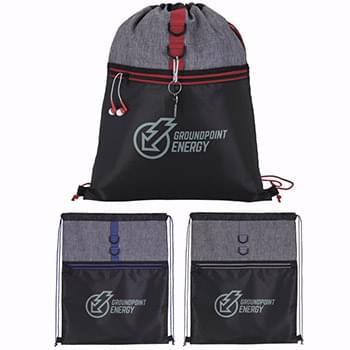 Stand Alone Drawstring Backpack
