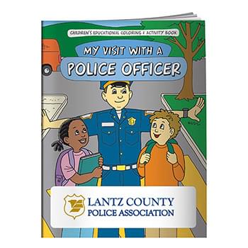 Coloring Book: My Visit with a Police Officer
