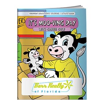 Coloring Book: It's Moo-ving Day