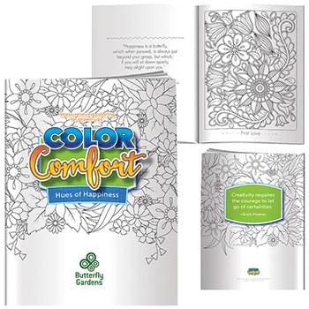 Adult Coloring Book - Hues of Happiness (Flowers)