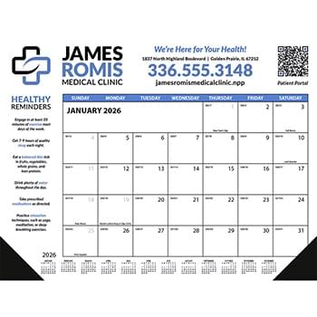 Skinner & Kennedy™ Desk Pad Calendar