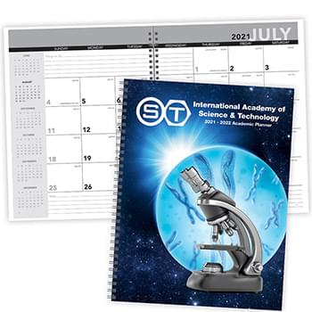 Academic Year Desk Planner with Custom Cover