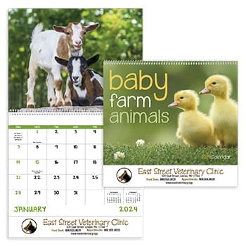 Baby Farm Animals - Spiral