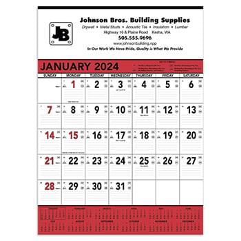 Red & Black Contractor's Memo (13-sheet)