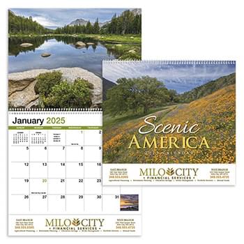 Scenic America® Appointment Calendar - Spiral