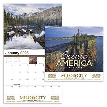 Scenic America® Appointment Calendar - Spiral