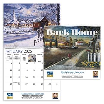 Back Home Appointment Calendar - Spiral