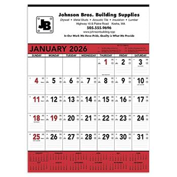 Red & Black Contractor's Memo (13-sheet)
