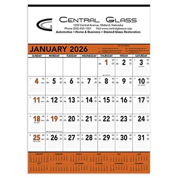 Orange & Black Contractor's Memo (13-sheet)
