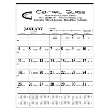 Large Contractor Calendar
