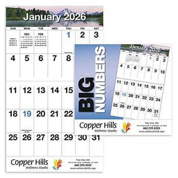 Big Numbers Appointment calendar