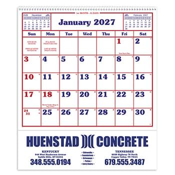 Skinner & Kennedy™ Home/Office Appointment Calendar