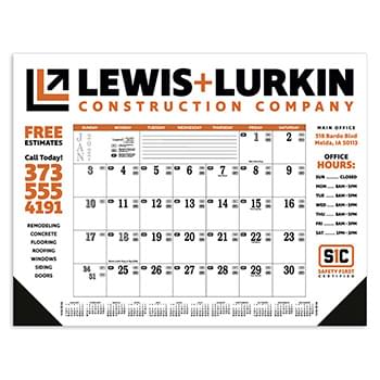 Skinner & Kennedy™ Contractor's Desk Pad Calendar