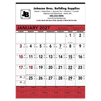 Red & Black Contractor's Memo (13-sheet)