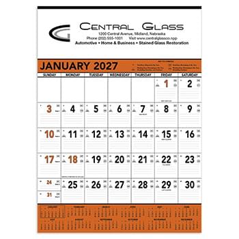 Orange & Black Contractor's Memo (13-sheet)