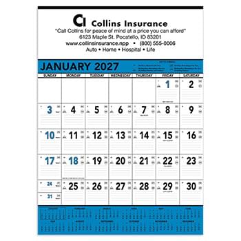 Blue & Black Contractor's Memo (13-sheet)