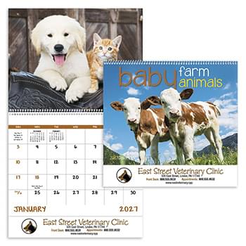 Baby Farm Animals - Spiral