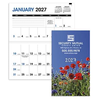 Colorful Impressions Monthly Pocket Planner