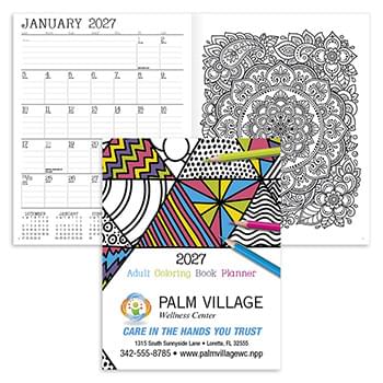Adult Coloring Book Planner