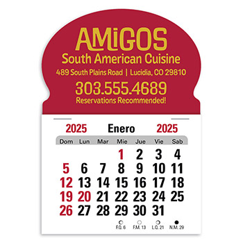 Press-N-Stick&trade; Header Spanish Calendar (13-Month)